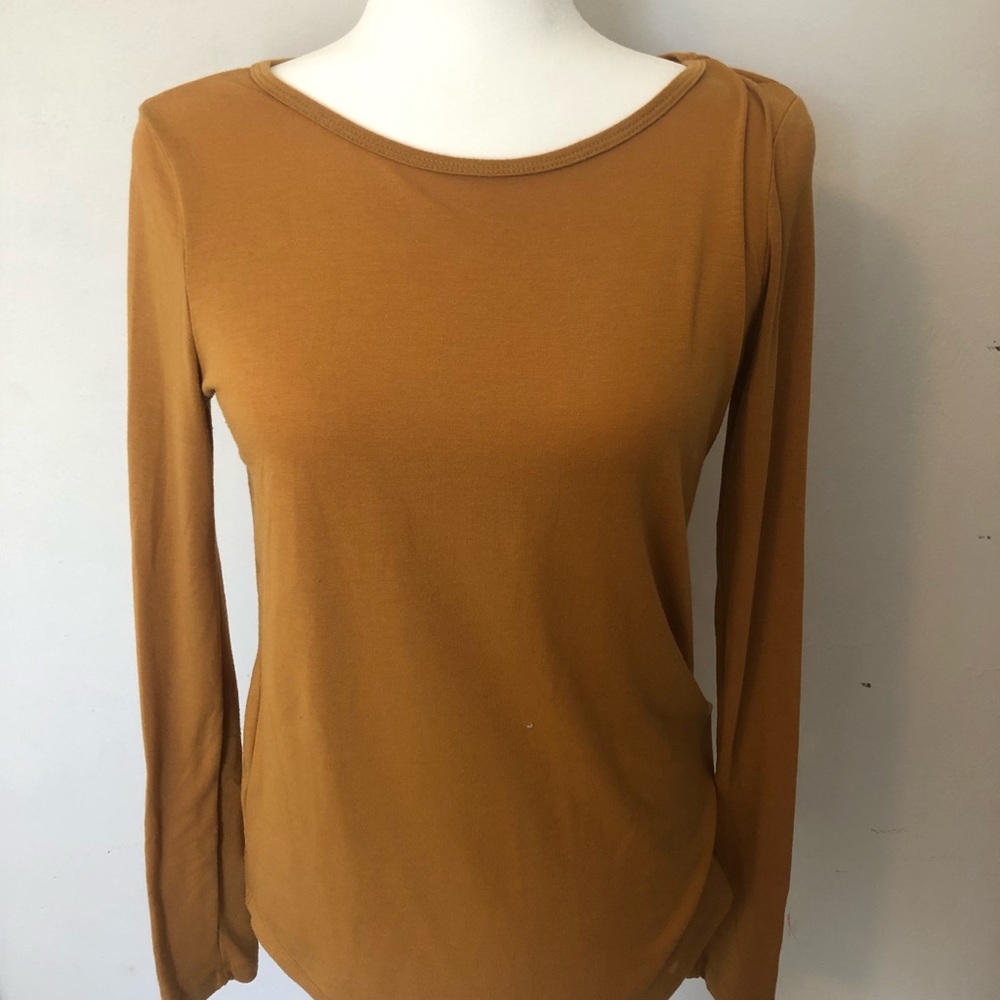 Long sleeve plain tee